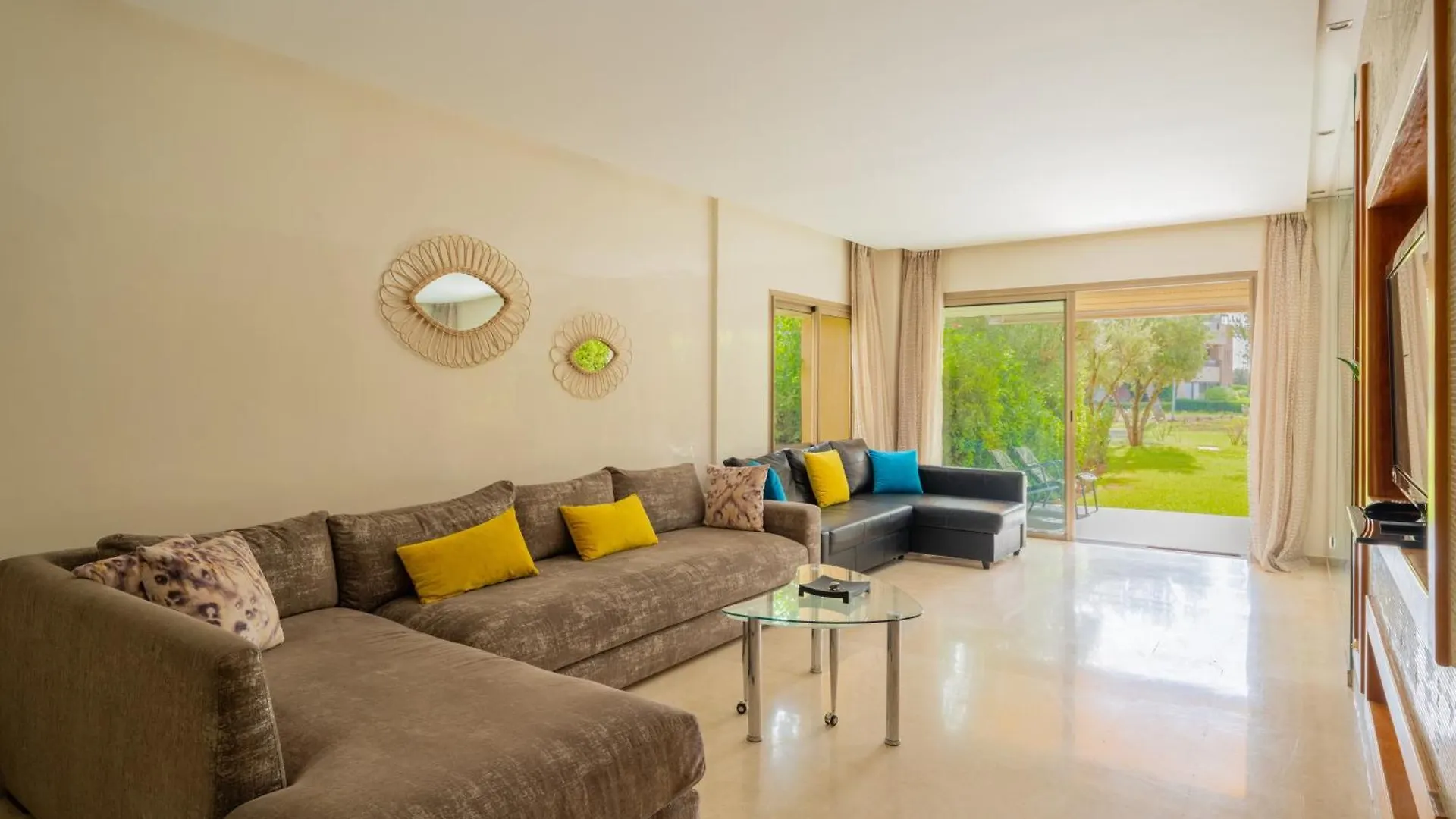 Luxury Xl Appart Golf View Retreat Private Garden Marrakesh