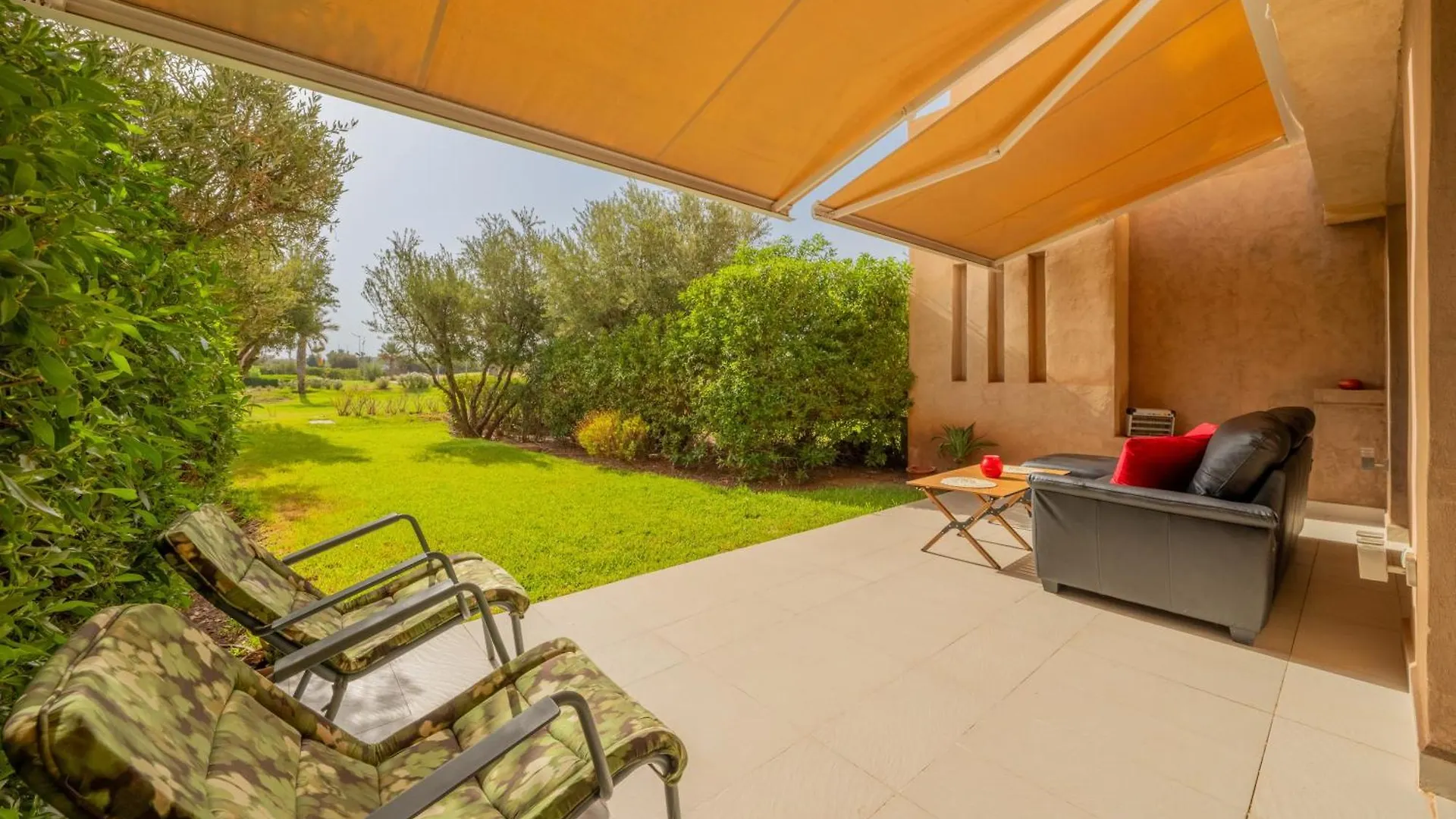 Luxury Xl Appart Golf View Retreat Private Garden Marrakesh Apartment